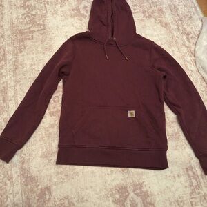 Carhartt Red Hoodie Sweatshirt Pullover